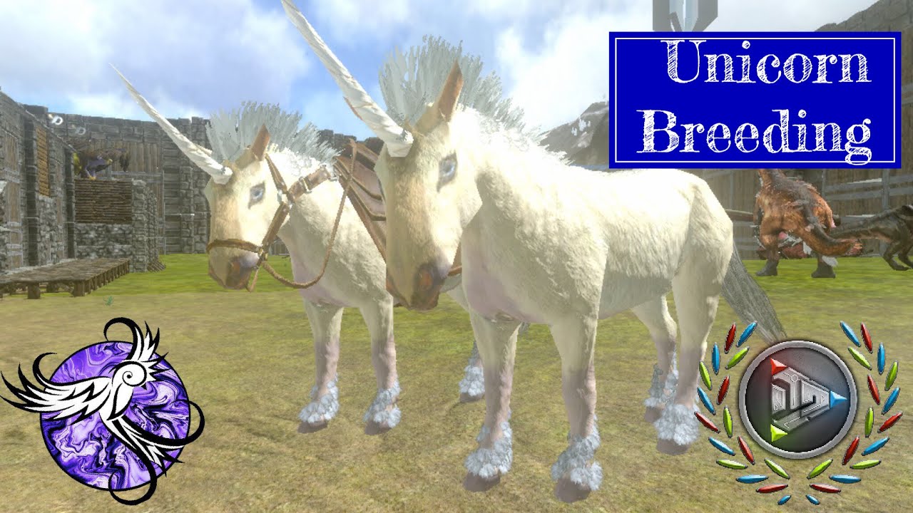 I RANDOMLY FOUND A UNICORN - UNICORN BREEDING | [S1E35] | ARK Survival Evolved Mobile