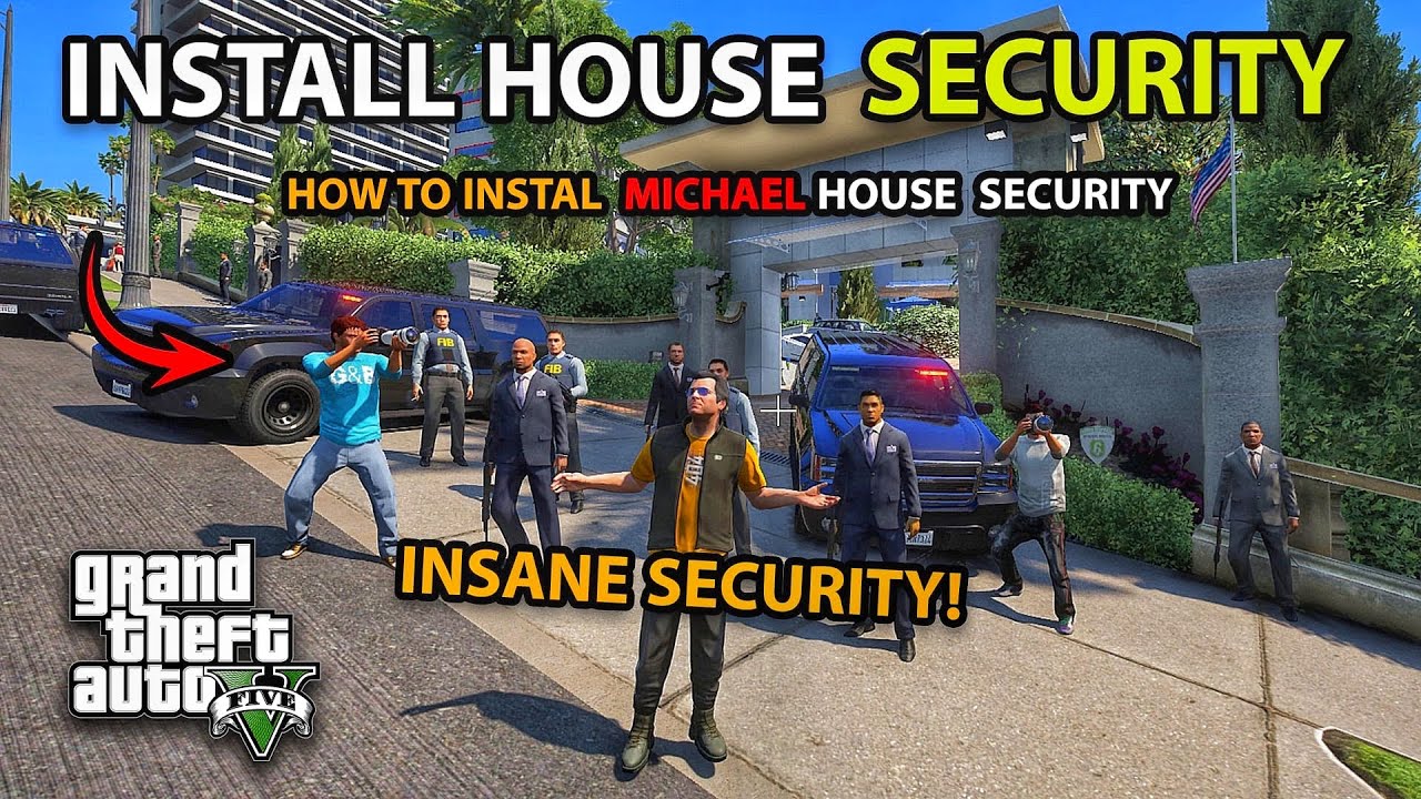 How To Install Michael’s House Security Mod in GTA 5 ( 2026 ) | Best House Bodyguards Mod | GTA 5