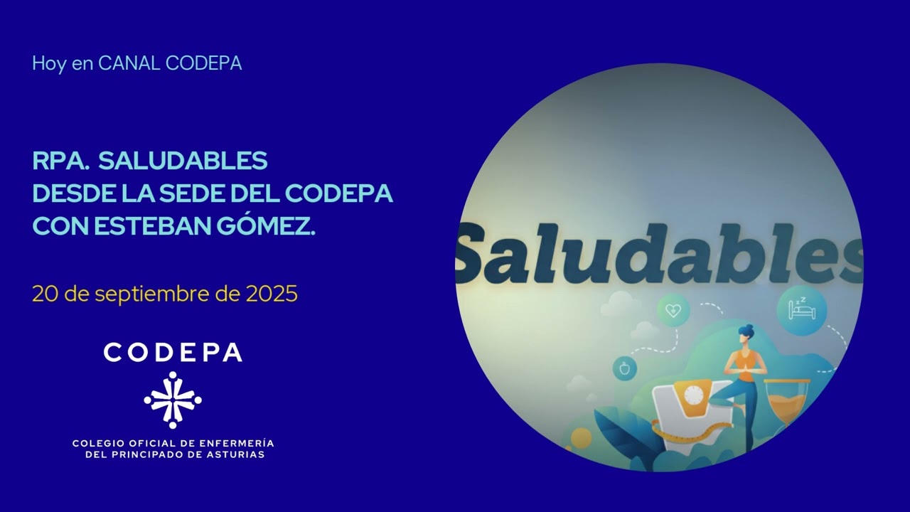 RPA. "Saludables" Entrevista con Esteban Gómez en la sede del CODEPA (20/9/2025)