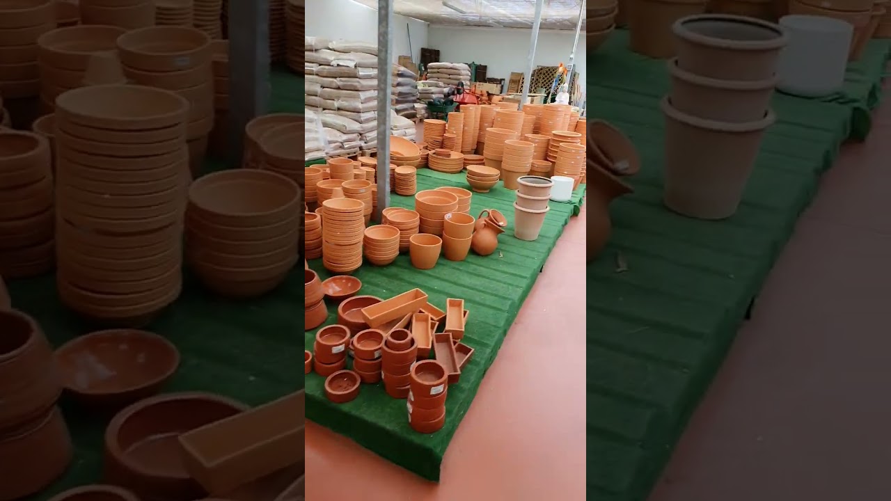 visite d une petite jardinerie à sesimbra au Portugal