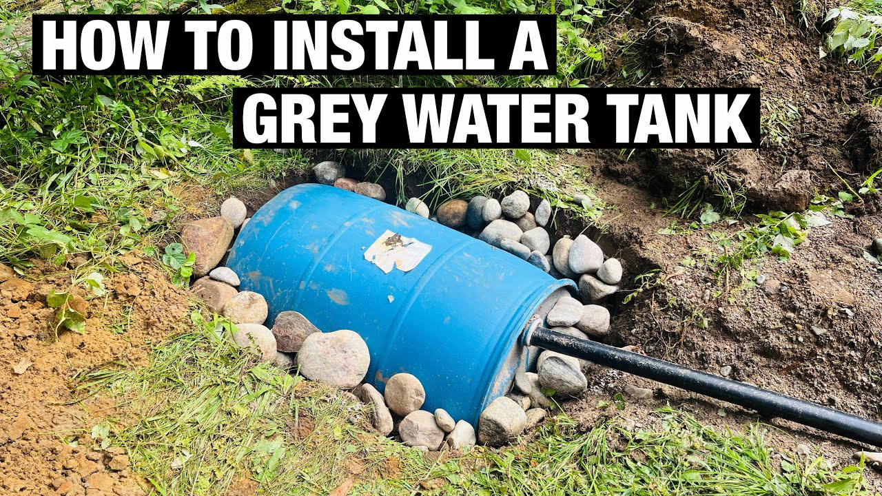 How to install a GREY WATER tank