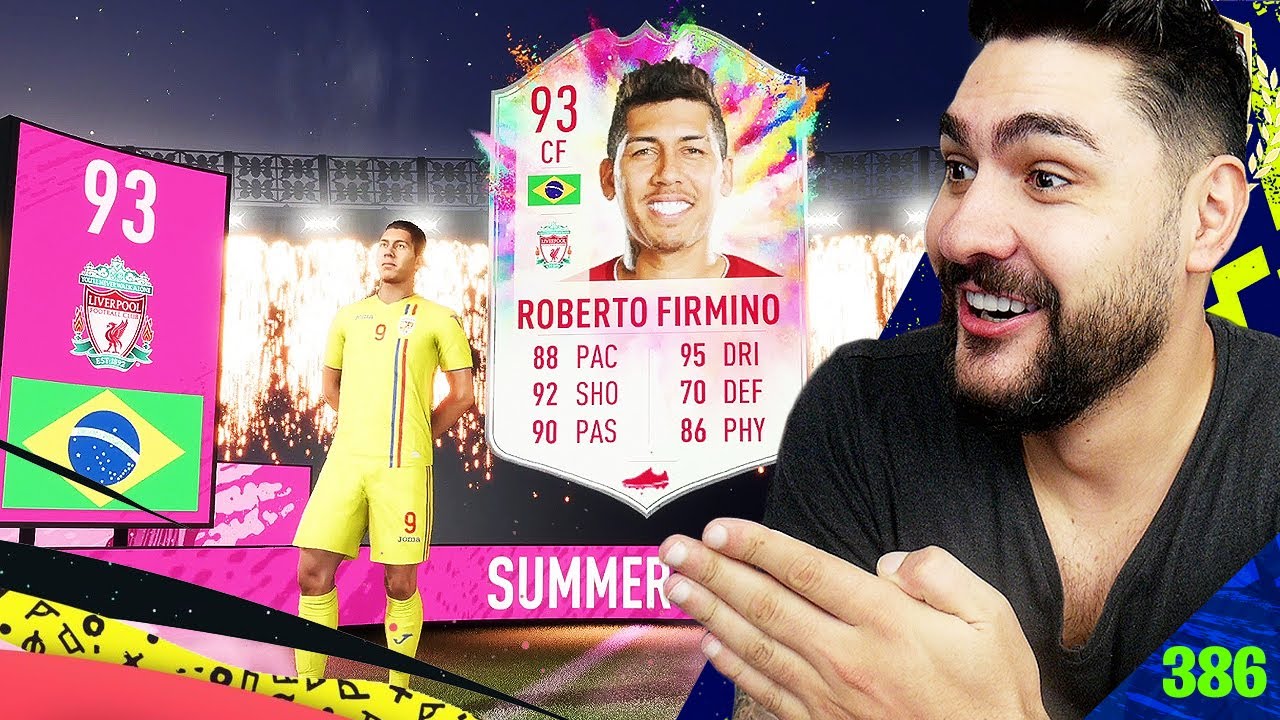 I GOT 93 SUMMER HEAT FIRMINO!!! THIS CARD IS THE CHEAP R9 in FIFA 20 ULTIMATE TEAM!!!