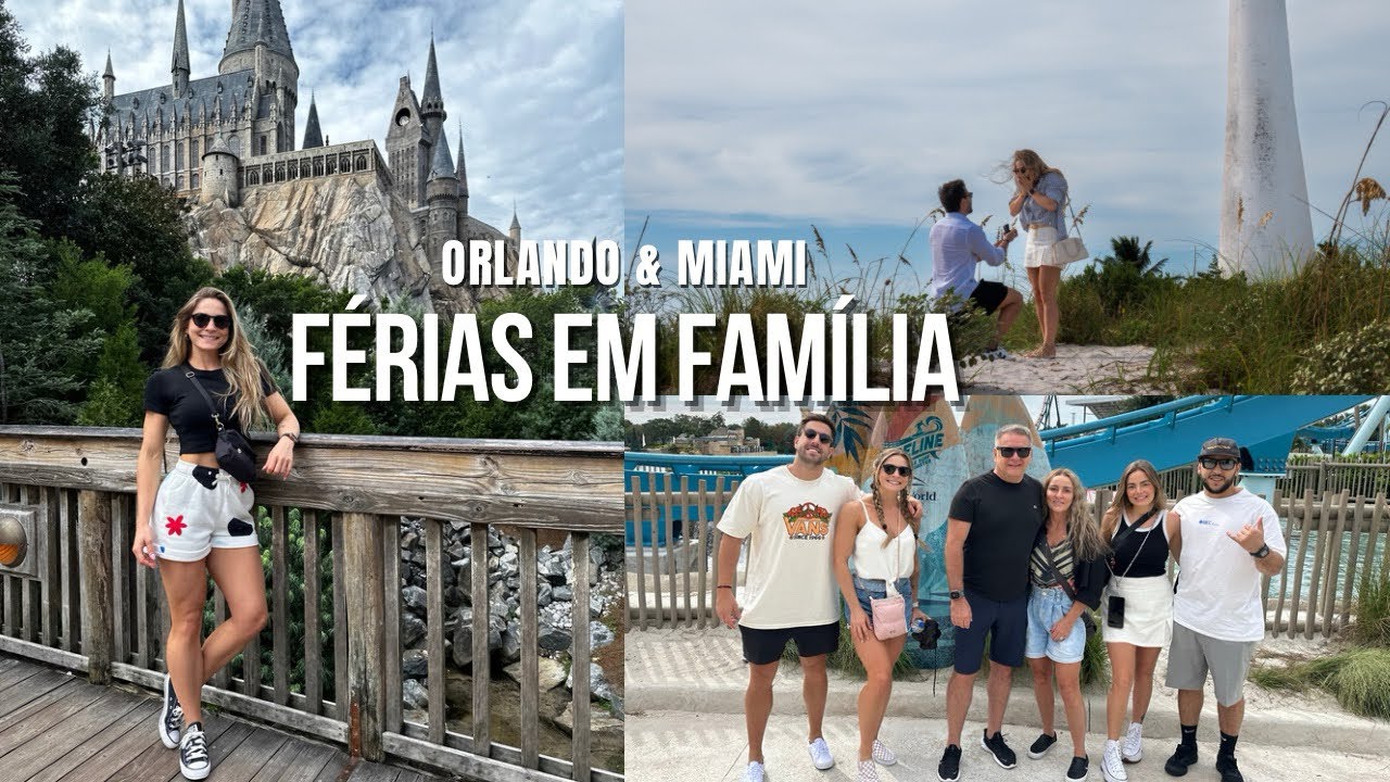 VIAGEM DE FÉRIAS EM FAMÍLIA PÓS CAMPEONATO | ORLANDO E MIAMI | PERRENGUES