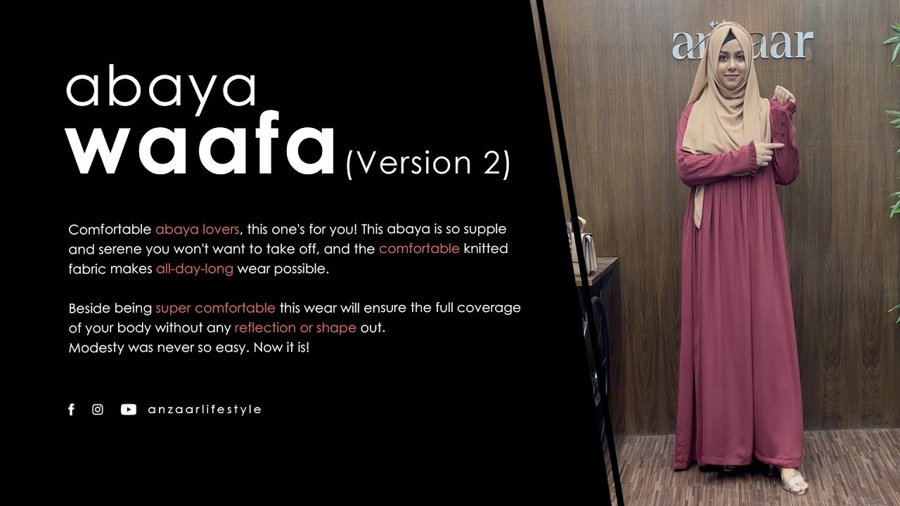Anzaar | Abaya Waafa (Version 2)