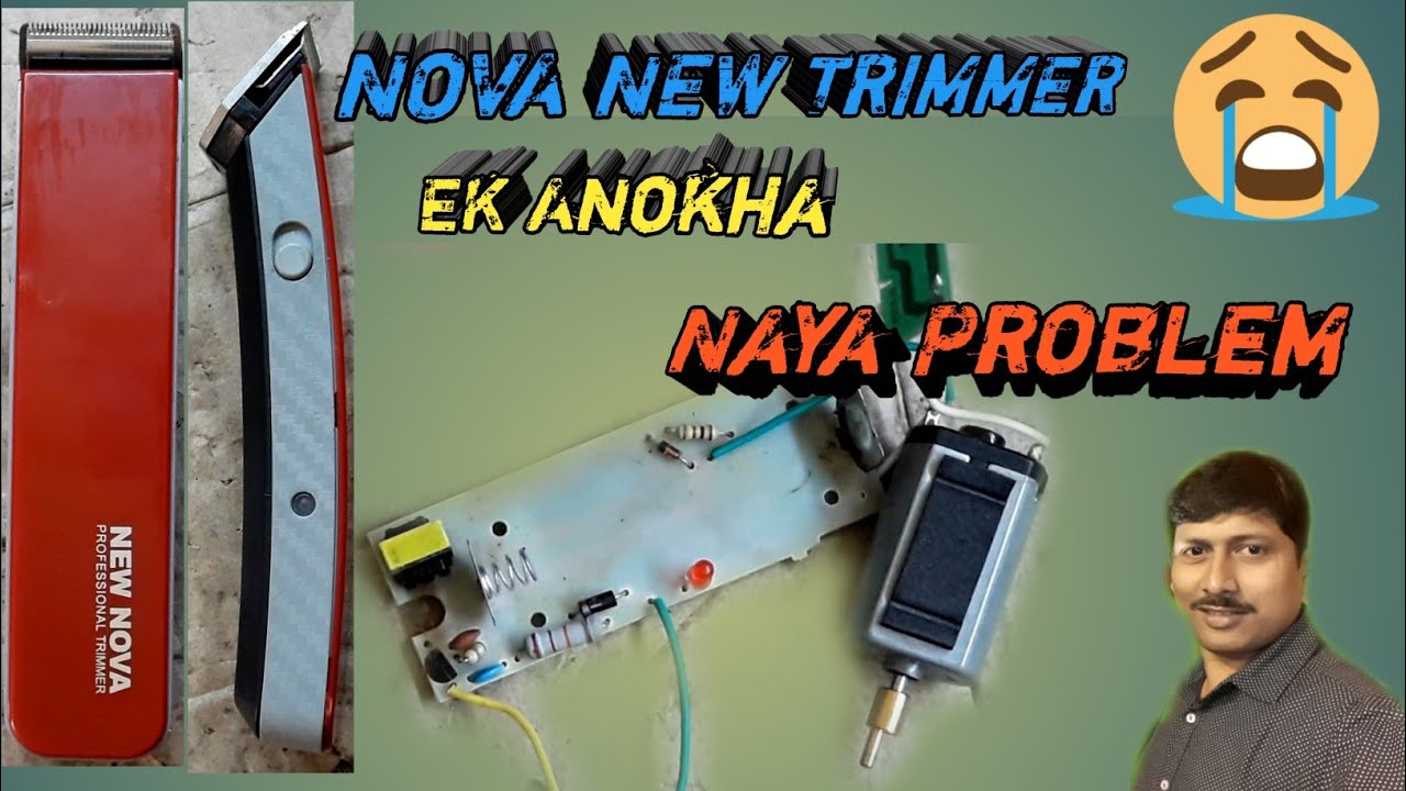 Nova New Dead trimmer Repair | Nova New Trimmer Anokha Problem Found | Nova trimmer Repairing inHome