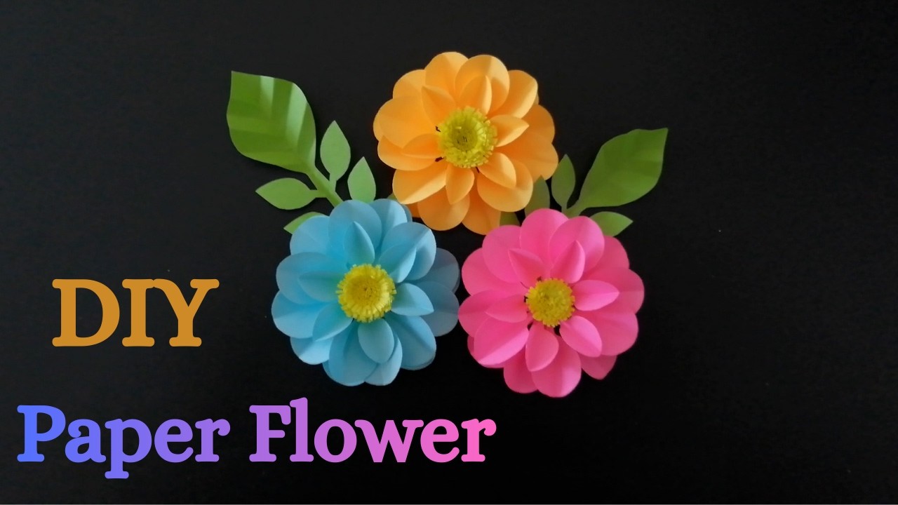 How to Make Cute Paper Flower Origami | Easy DIY Paper Craft