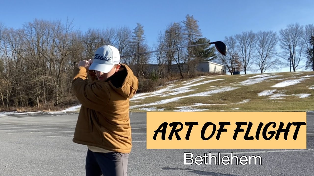 Trying the Art of Flight Golf Simulator at Bethlehem Municipal Golf Course