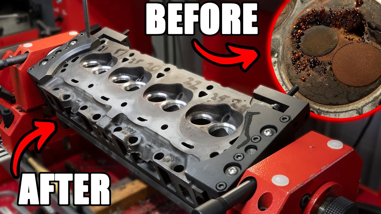 Can We Save The RUSTED Junkyard 289 Ford Cylinder Heads?