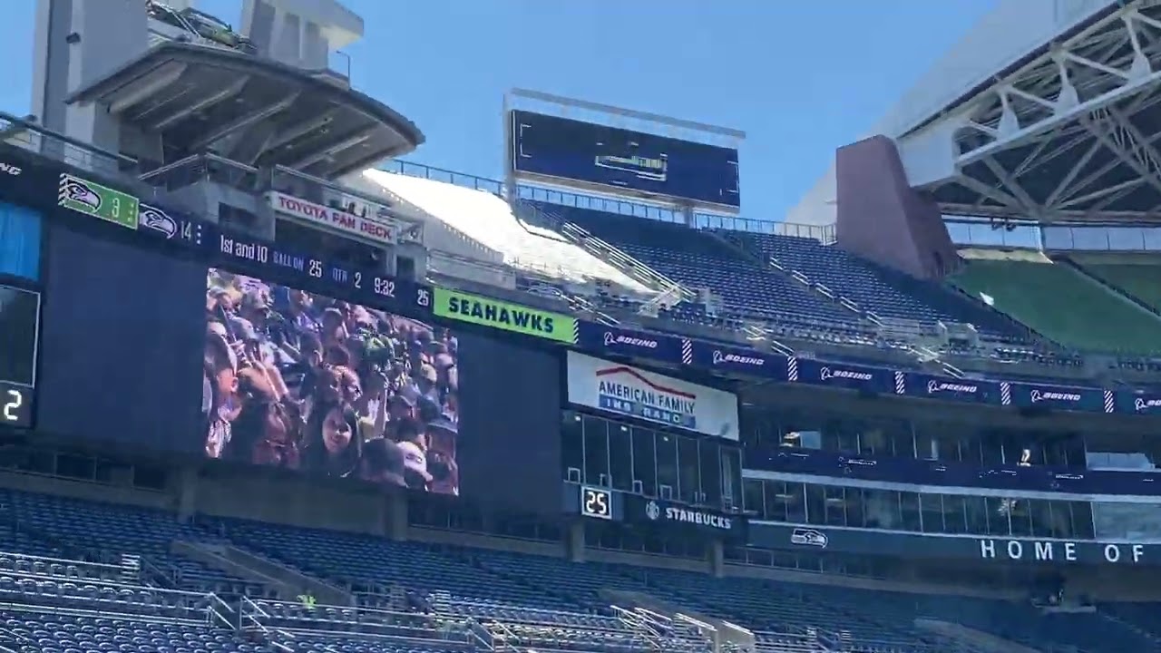 Vlog: Big view of Lumen Field 2022