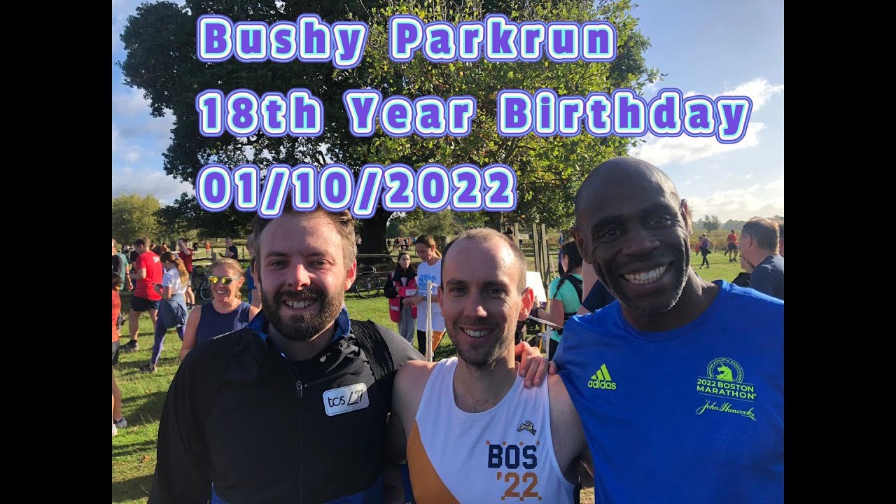 Bushy Parkrun 18th birthday 01102022