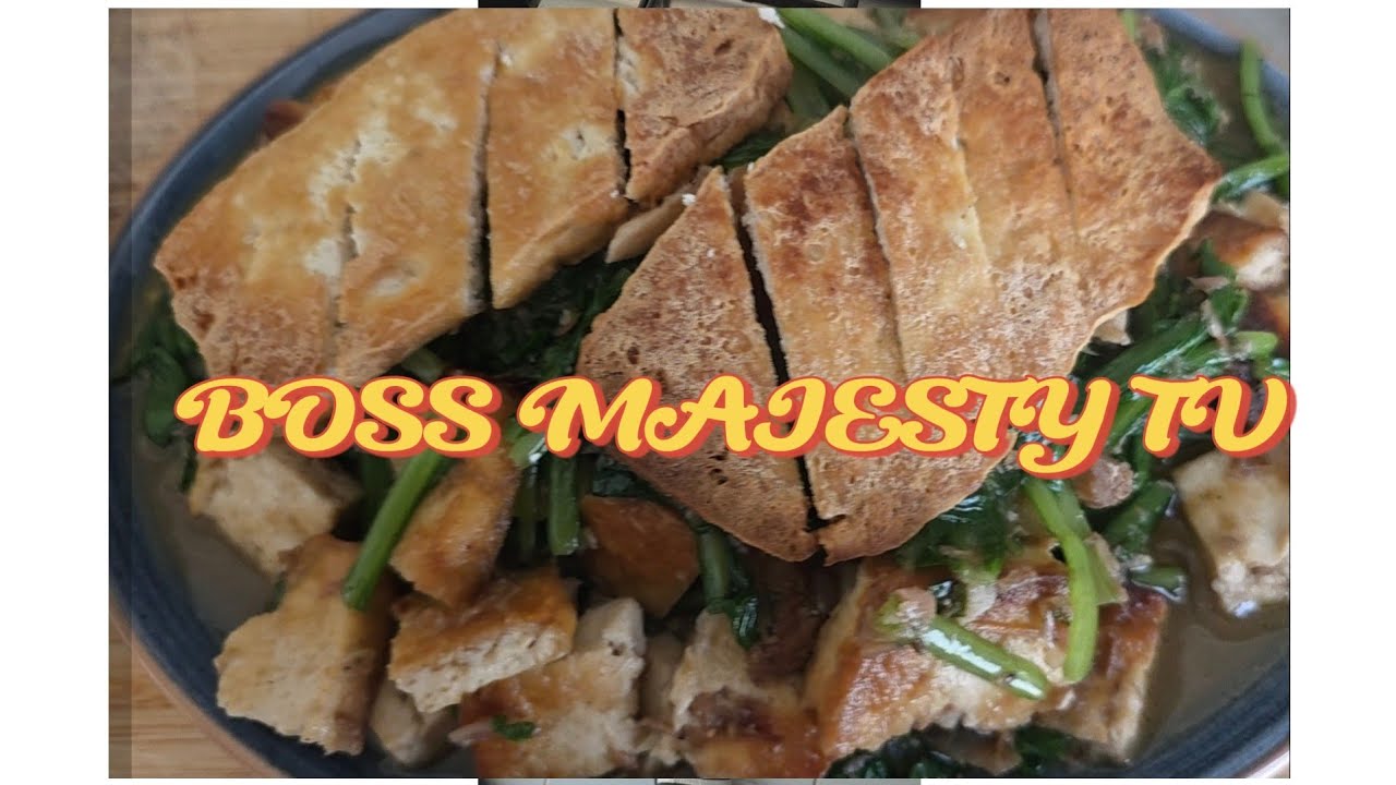 malupit na technique! Tofu with alamang  spinach sinangag with egg 😍😋 #viralvideo ##uae #foodshorts 