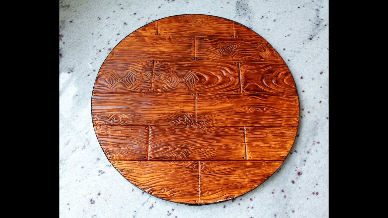 Wood Board out of Fondant Tutorial | How To