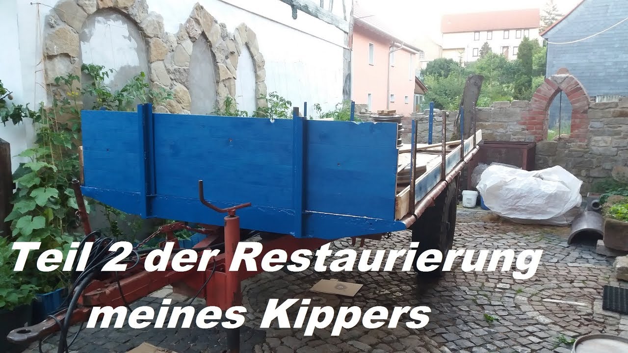6 to Dreiseitenkipper restaurieren 2 von 3: Bordwände