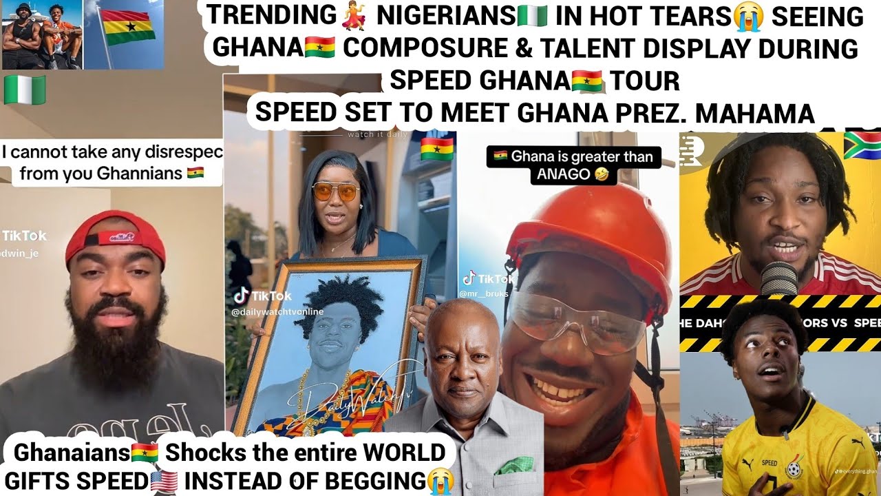 TRENDING💃NIGERIANS🇳🇬 IN HOT TEARS😭 SEEING GHANA🇬🇭 COMPOSURE & TALENT DISPLAY DURING SPEED GHANA TOUR