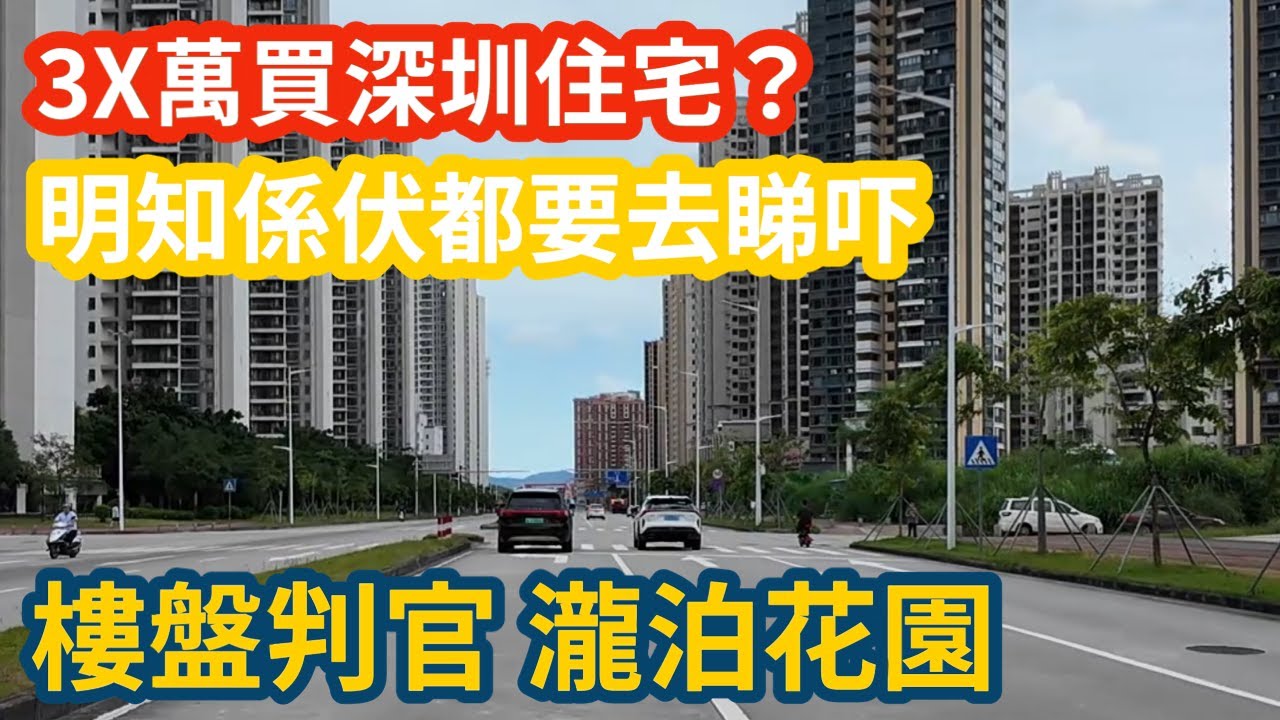樓盤判官│瀧泊花園│三十幾萬買深圳住宅?