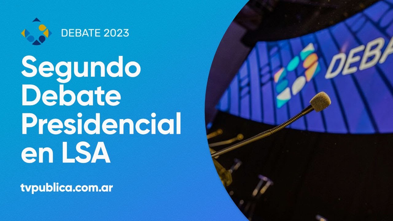 Segundo Debate Presidencial 2023 en LSA (Lengua de Señas Argentina)
