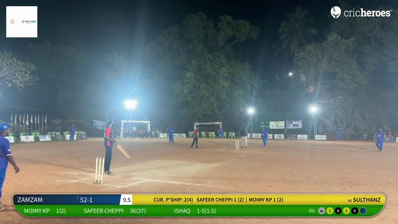 ZAMZAM vs SULTHANZ | DEFENDERS CRICKET LEAGUE SEASON7(League Matches) | Live - Kozhikode Paremmal