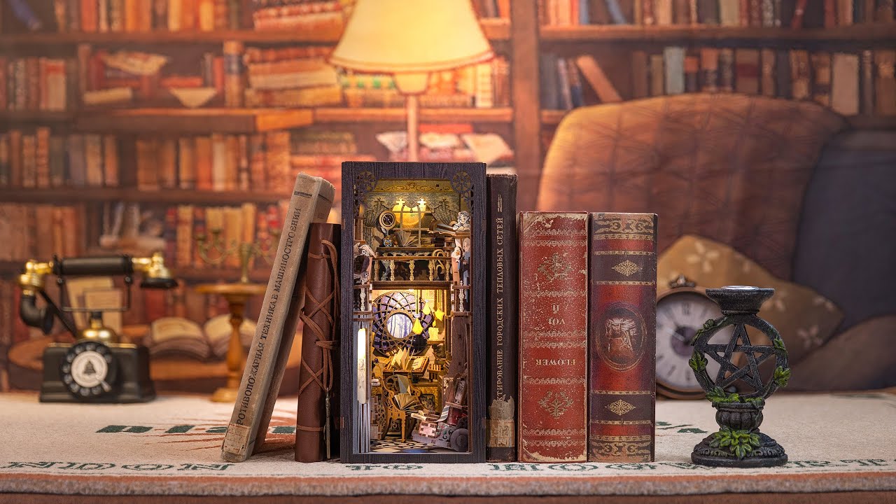 New Arrival🎉🎉CuteBee DIY BookNook Kit - The Nebula Common Room Tutorial