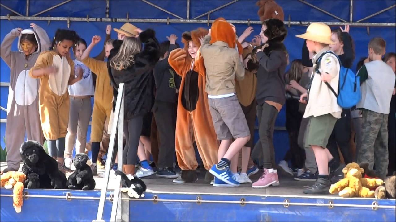 Annuncia-Instituut Ranst. 3A en 3B - Apen...schoolfeest 2016