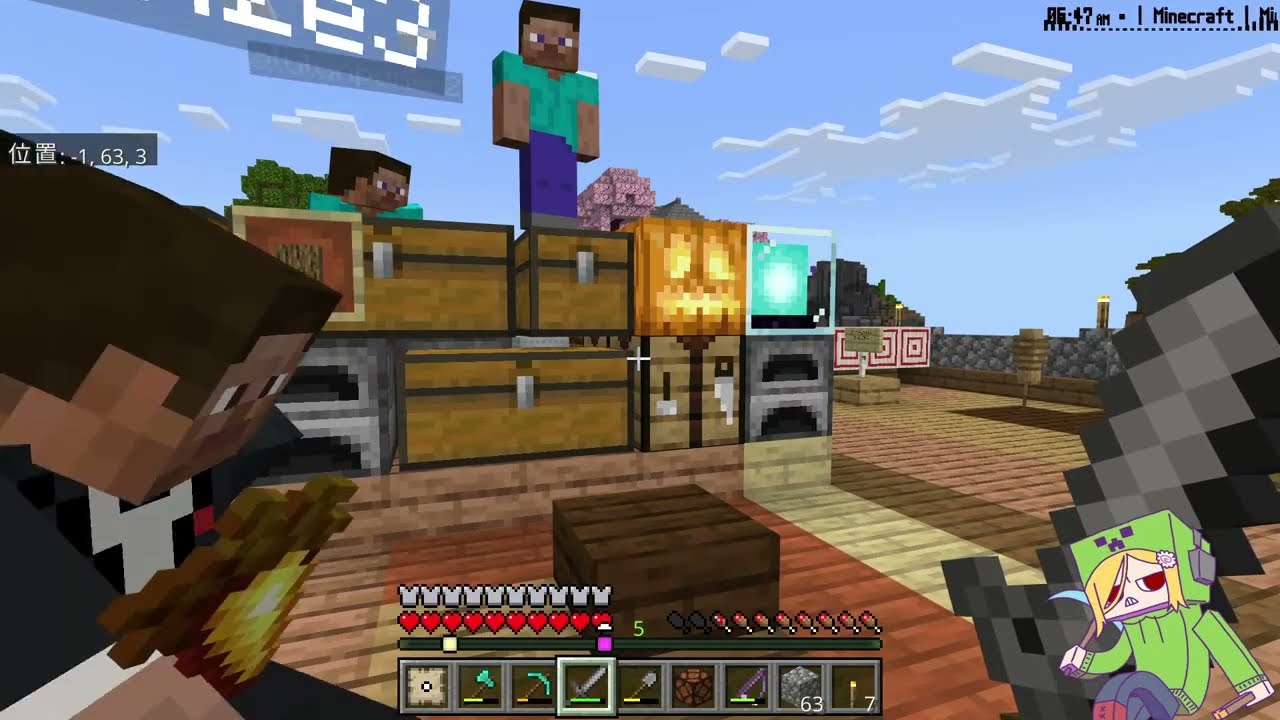 【JP/EN】【コラボ/Collab】(元)ワンブロックでわちゃわちゃ | Playing Around in A (Previously) One-Block World⛏