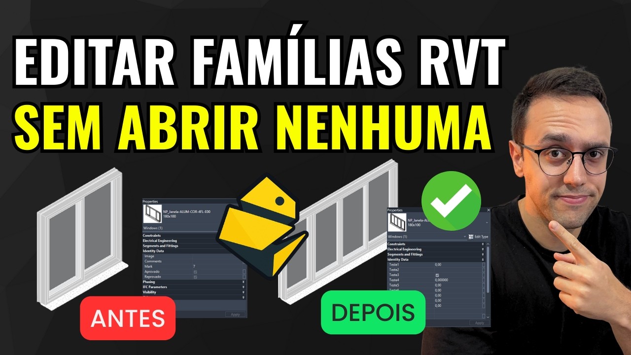 Editar Famílias em Lote - pyRevit e Revit API