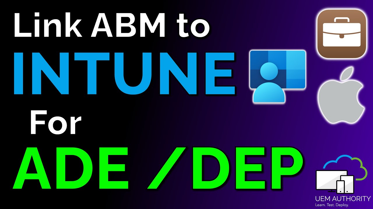 Setup Automated Device Enrollment (ADE) for Microsoft Intune #apple #mdm #intune