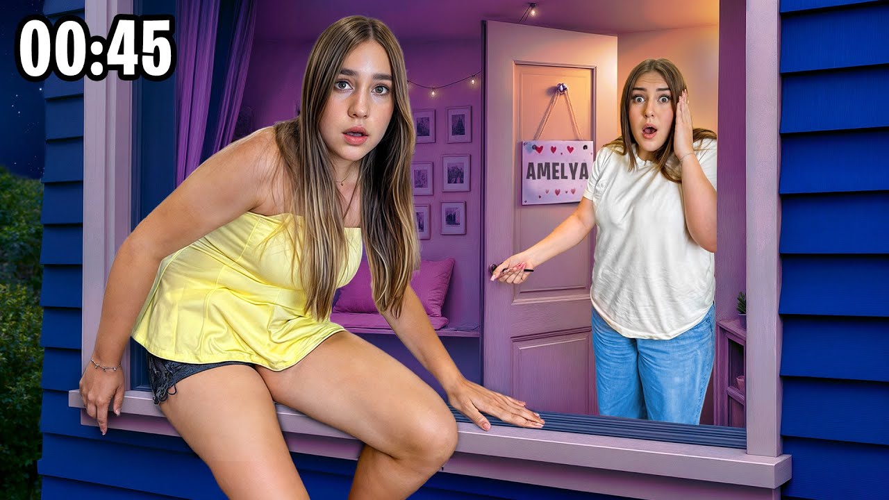 Amélya FUGUE… Plan d’évasion : Pyjama Party chez sa copine !