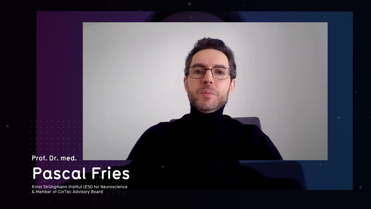 Prof. Dr. med. Pascal Fries in conversation with CorTec