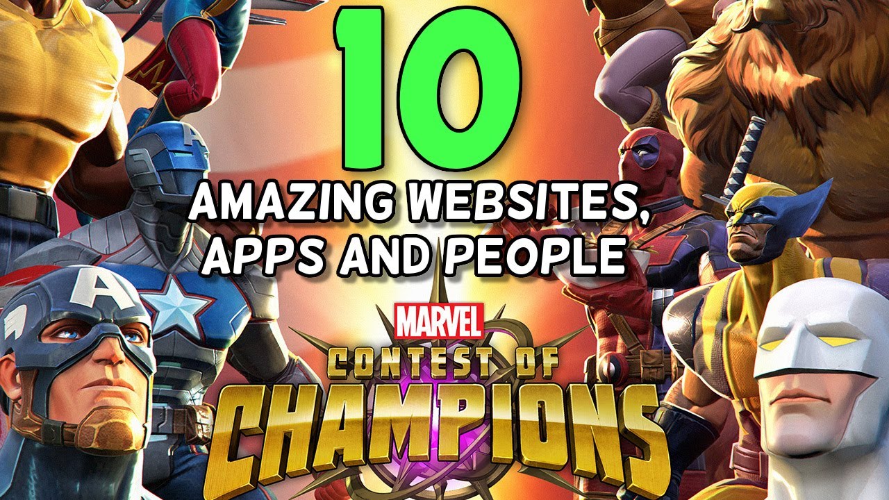 10 Amazing Websites, Apps and People That Help Players Grind The Game | Marvel Contest of Champions