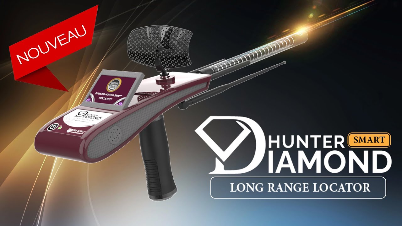 Le plus petit appareil pour détecter les pierres précieuses, diamants DIAMOND HUNTER SMART