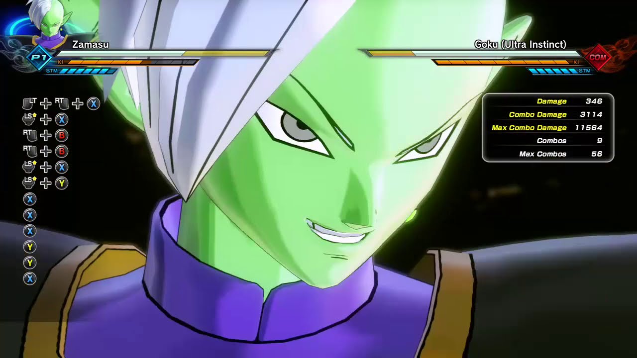 Zamasu struggles to understand UI Goku