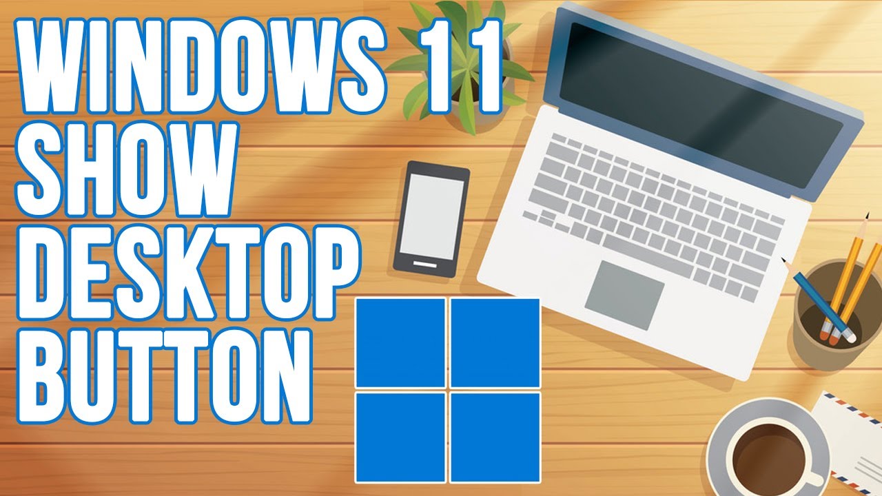 Как добавить кнопку &laquo;Показать рабочий стол&raquo; на панель задач Windows 11