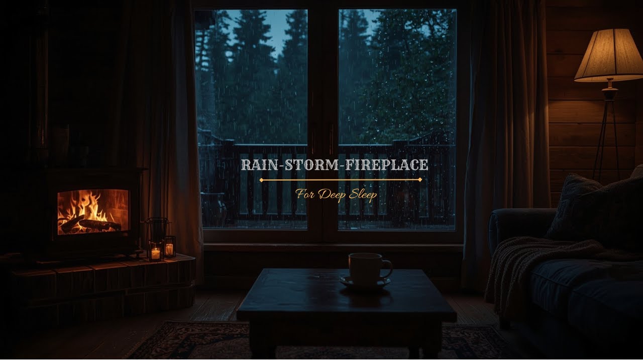 Sleep Peacefully with Cozy Night Rain Sounds