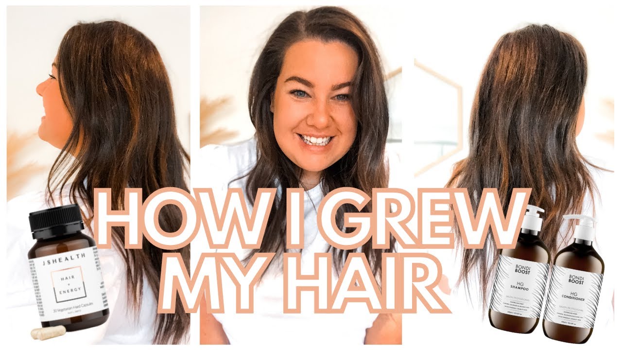 MY HAIR GROWTH UPGRADE **WITH RESULTS** JS HEALTH VITAMINS BONDI BOOST REGROWTH !