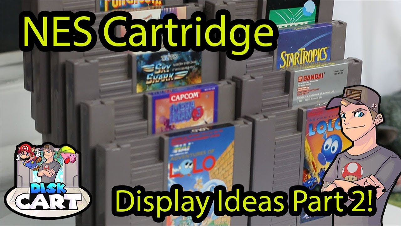 NES Cart Display Ideas for a Game Collection / Game Room PART 2