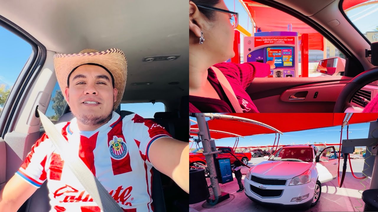 Fuimos a lavar el carro y esto es lo que el servicio de lavado cuesta  en EU...