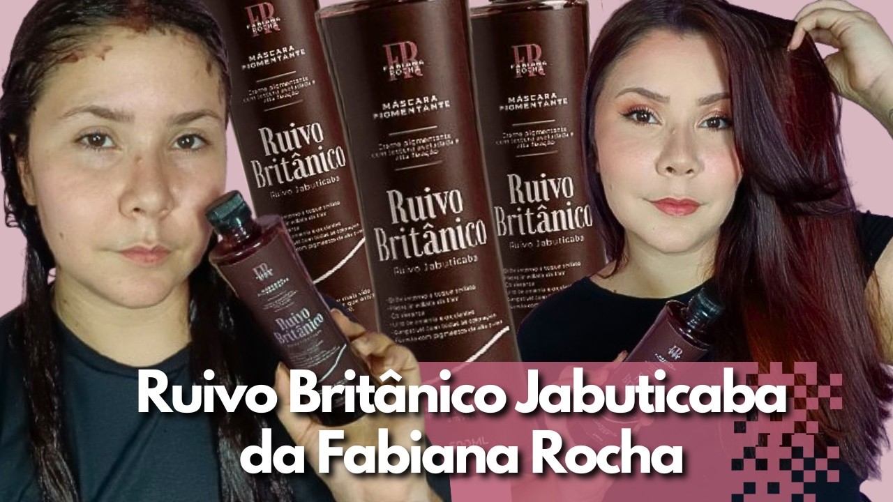 MÁSCARA Pigmentante RUIVO BRITÂNICO da Fabiana Rocha