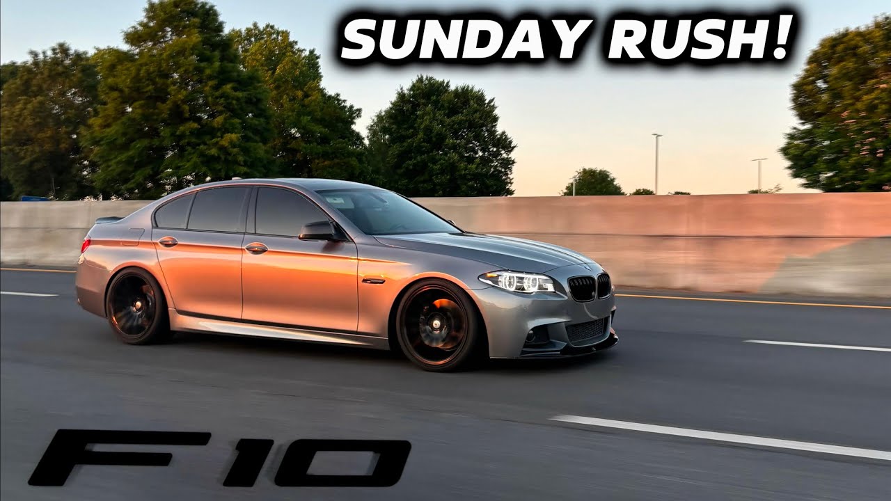 STRAIGHT PIPED BMW N55 EXHAUST SCREAMING NEAR TOP SPEED (TUNED 535i)