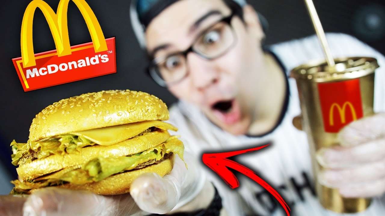 COMI O FAMOSO BIGMAC DE OURO! ( RECEITA SECRETA )