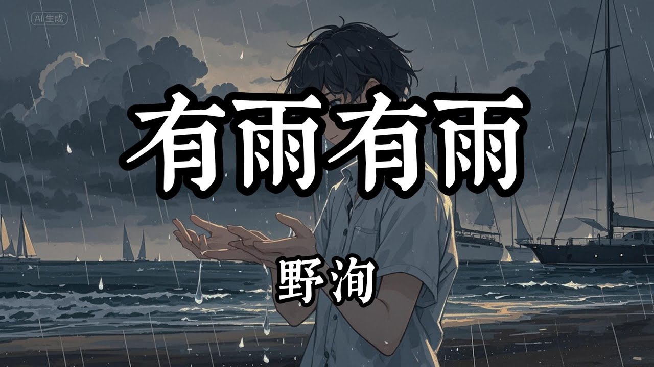 野洵 - 有雨有雨『但預報有雨有雨有雨 我的心猶豫猶豫猶豫』（動態歌詞/Lyrics Video）