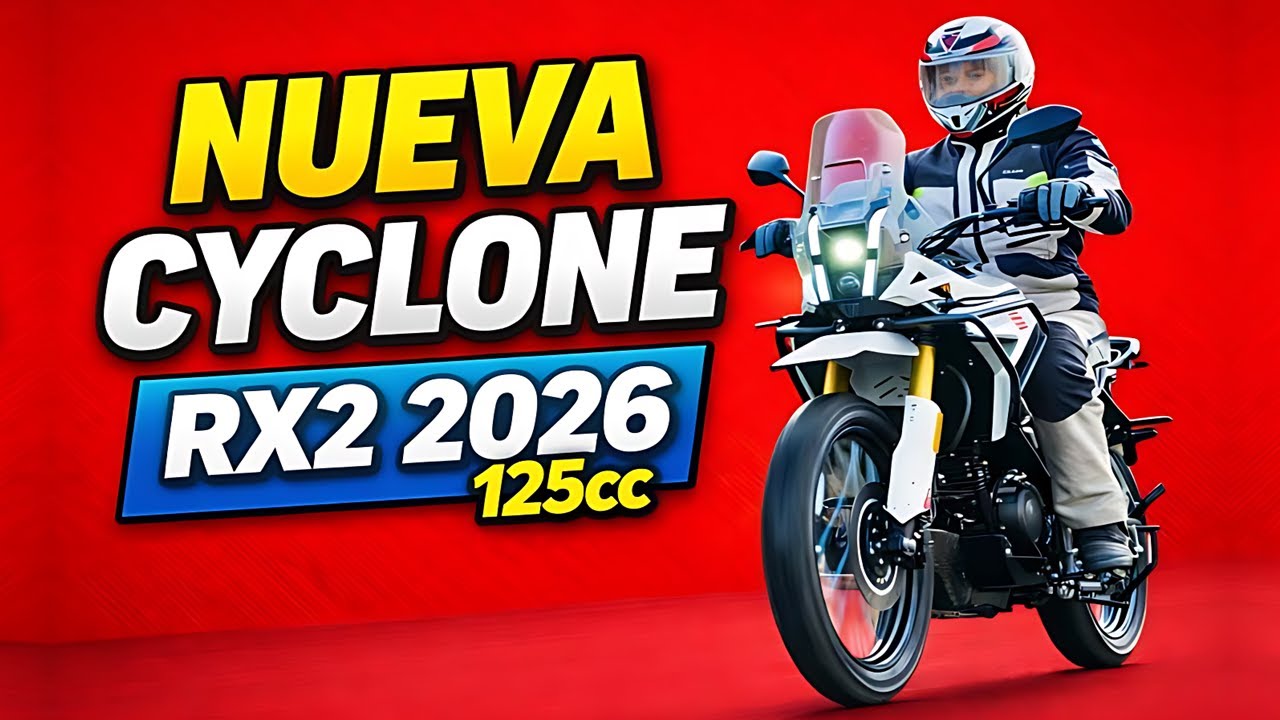 ➤ Nueva CYCLONE RX2 2026 Moto Trail 👉¿Desbancará a sus Rivales? llega para CAMBIAR TODO #cyclonerx2