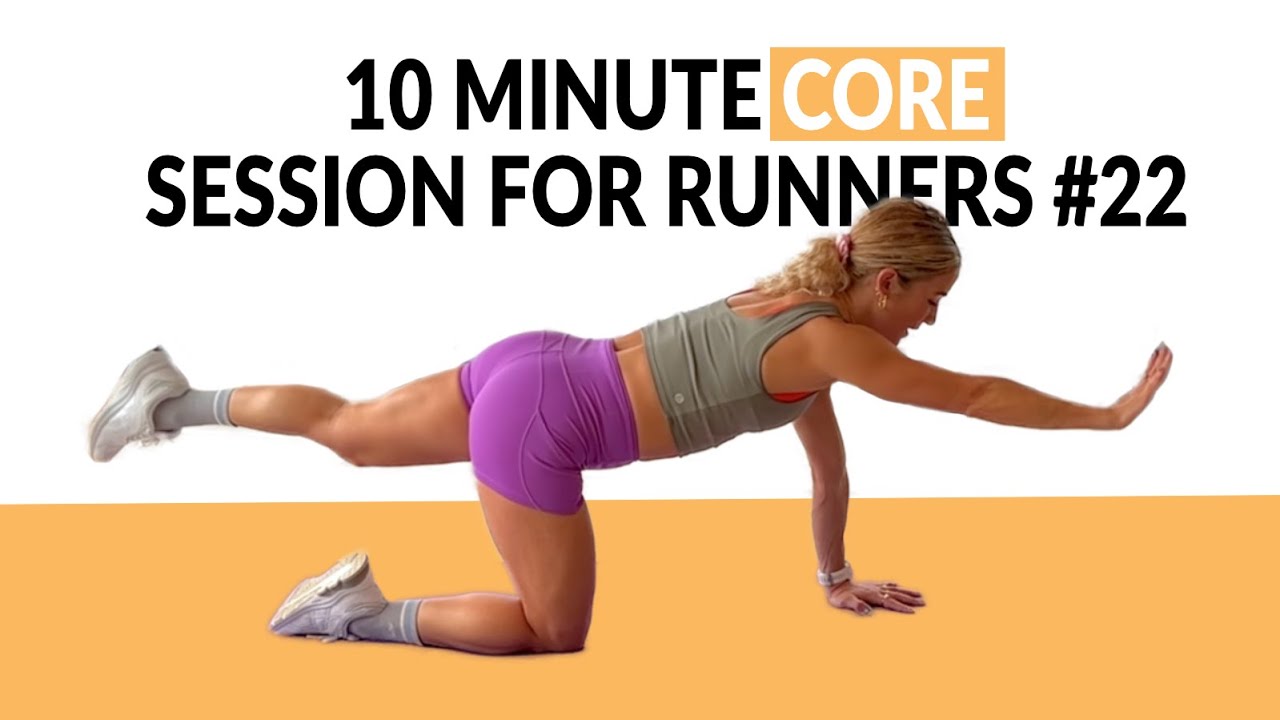 Pilates for runners - 10 min core strength session [ Pre run core strength #22 ]