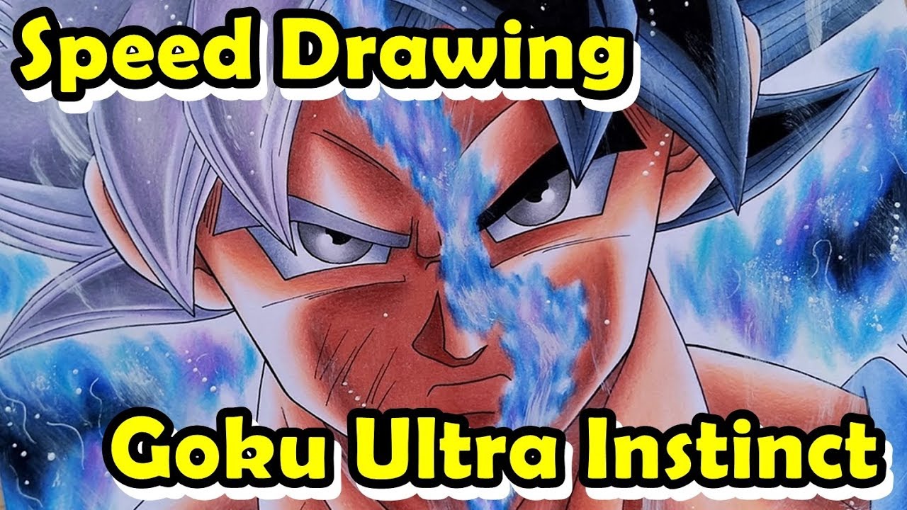 Speed Drawing Goku Mastered Ultra Instinct/Migatte no Gokui (DRAGON BALL SUPER)