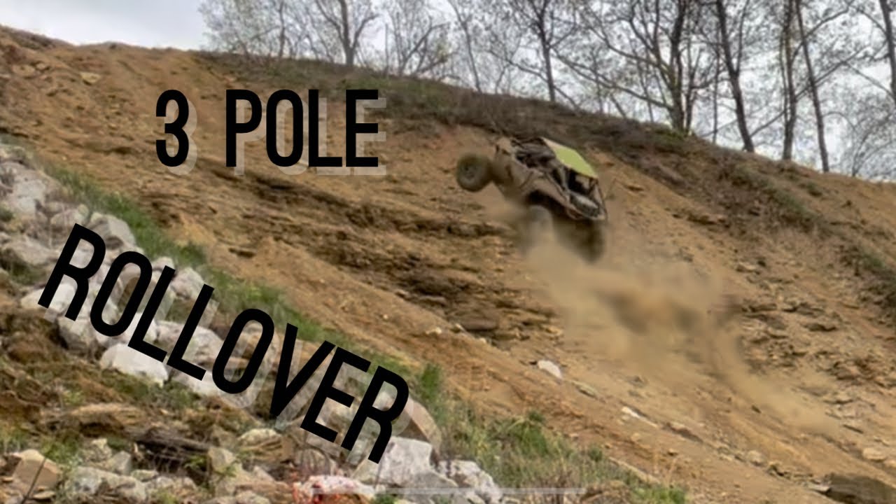 Polaris RZR 1000XP Rolls Down 3 Pole at Rush Off-Road Anniversary Bash