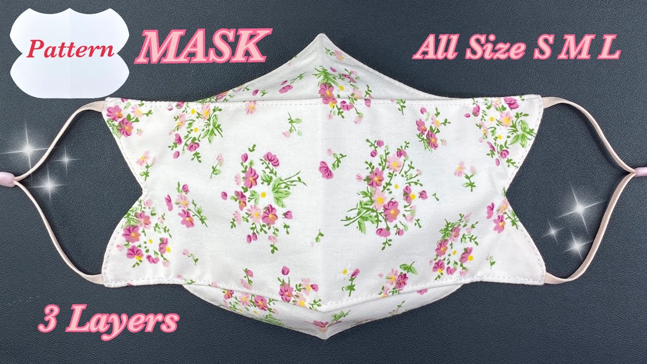 New Design DIY Face Mask 3 Layers | How to Make MASK at Home | NO FOG ON GLASSES