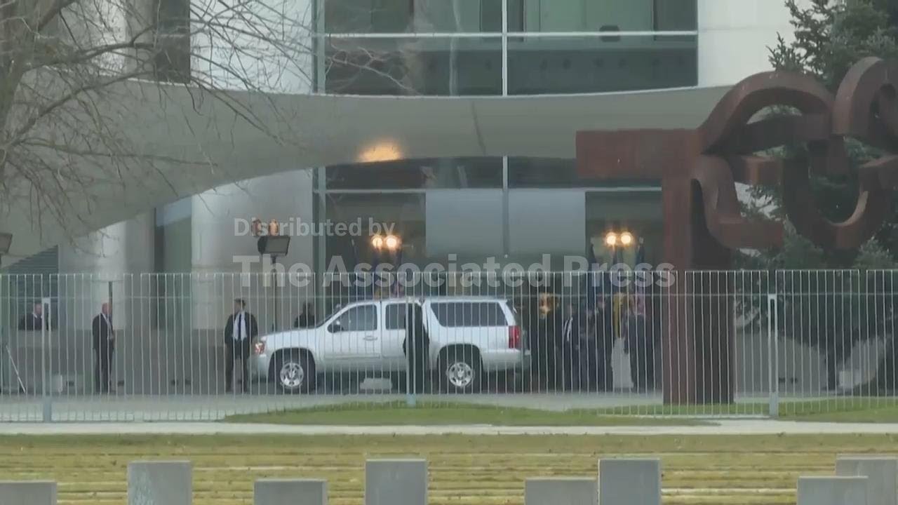 Delegations arrive at German Chancellery in Berlin for Ukraine talks