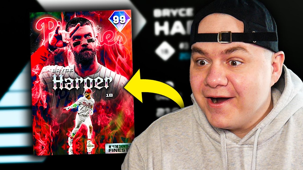 MLB Dropped 99 FINEST Bryce Harper 😍
