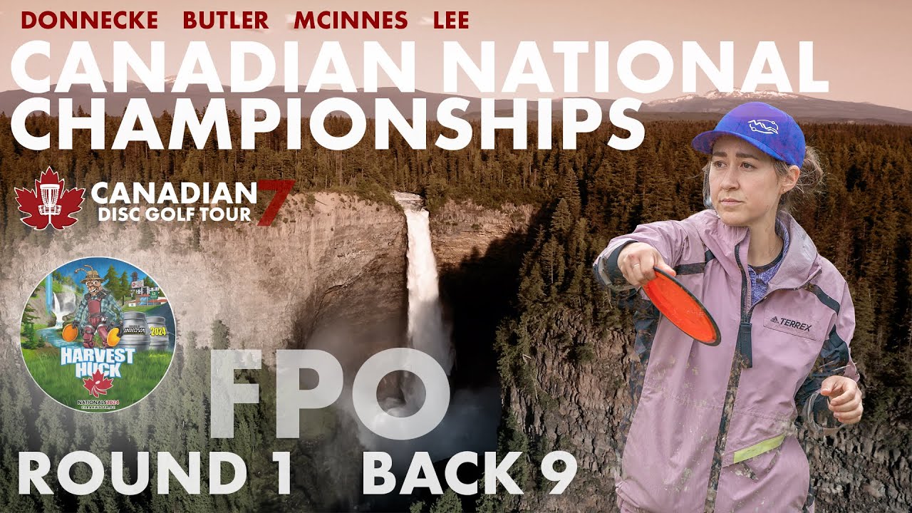 CDGT 7 | 2024 FPO Canadian Nationals Championships | R1 Back 9 | Donnecke, Butler, McInnes, Lee