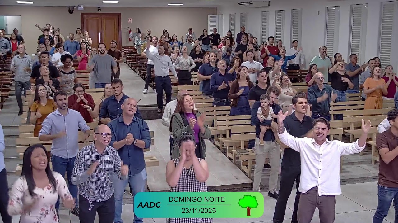 Reuni&atilde;o Domingo noite - 23-11-25