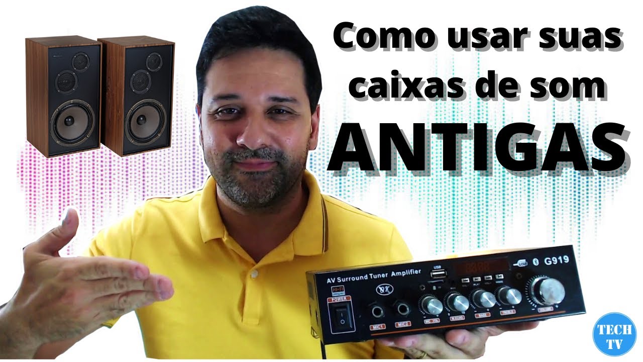 Amplificador G919 para suas caixas de som ANTIGAS! Vale e pena?